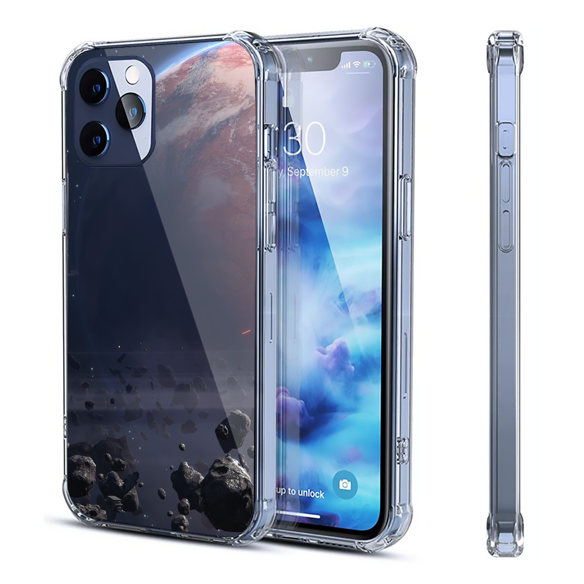 （画像用） スター・ウォーズ Star Wars 【iPhone 12シリーズ対応】透明スマホケース（クリアソフトケース）